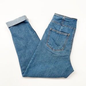 Forever 21 medium wash high rise denim jeans